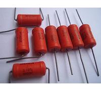 Control circuit 200V 0.1uF Antique Red Widow Coupling Tin Film Electrodeless Capacitor 1 Pcs