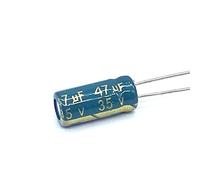 Control circuit 20pcs Low ESR/Impedance High Frequency 35v 47UF Aluminum Electrolytic Capacitor Size 5 * 11