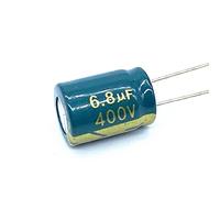 Control circuit 30Pcs High Frequency Low Impedance 400V 6.8uF Aluminum Electrolytic Capacitor Size 10 * 13MM