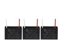 Control circuit 3Pcs Ceiling Fan Capacitor CBB61, Metallized Polypropylene Film Capacitor Great for Fans Pumps Motors Running