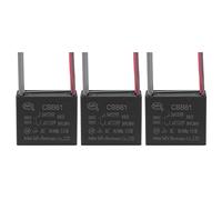 Control circuit 3Pcs Ceiling Fan Capacitor CBB61, Metallized Polypropylene Film Capacitor Great for Fans Pumps Motors Running