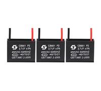 Control circuit 3Pcs Ceiling Fan Capacitor CBB61, Metallized Polypropylene Film Capacitor Great for Fans Pumps Motors Running