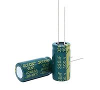 Control circuit 5pcs High Frequency Low Resistance Aluminum electrolytic Capacitor 100V330UF 330uf100v Volume: 13x21 13x25 (Size : 13x21)