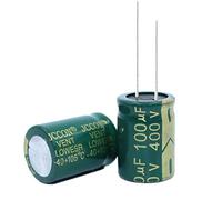 Control circuit 5pcs High Frequency Low Resistance Aluminum electrolytic Capacitor 400v100UF 100uf400v Volume: 16x30 18x25 (Size : 18x25)