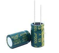 Control circuit 5pcs High Frequency Low Resistance Aluminum electrolytic Capacitor 63V1000UF 1000uf63v Volume: 16x25