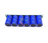 Control circuit 6PCS/Set 2.7V 500F Flag Angle Electrolytic Capacitor with Protection Board Single Row 16V 83F Capacitor for Car