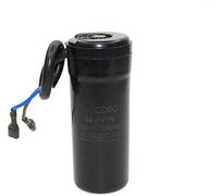 Control circuit Capacitor kit 330V AC Refrigerator electronic starter Start Capacitor 47UF 64UF 75UF 80UF 88-108UF 50HZ 60Hz Refrigerator Compressor Start Capacitor capacitors (Color : 64uf)