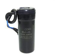 Control circuit Capacitor kit 330V AC Refrigerator electronic starter Start Capacitor 47UF 64UF 75UF 80UF 88-108UF 50HZ 60Hz Refrigerator Compressor Start Capacitor capacitors (Color : 80uf)