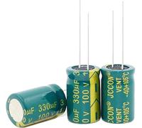 Control circuit Capacitor kit 500pcs~50pcs/lot 100V330UF 330UF 100V high-Frequency Crystal Electrolytic Capacitors 13 * 21MM capacitors