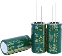 Control circuit Capacitor kit 50PCS High Frequency 450V150UF 150UF 450V Electrolytic Capacitor Volume 18 * 35MM 18 * 40 capacitors