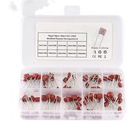 Control circuit Capacitors 100pcs/lot 10nF~470nF Metallized Polyester Film Capacitors Assortment Kit High Precision and Stability Samples CBB Capacitor Set