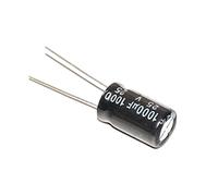 Control circuit Capacitors 10PCS Aluminum electrolytic Capacitor 1000 uf 25v Size 10 * 17mm 25 V / 1000 UF Electrolytic Capacitor 1000UF 25V