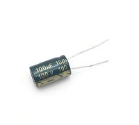 Control circuit Capacitors 10pcs Aluminum electrolytic Capacitor 100uf 100V 10 * 17mm high Frequency Radial Electrolytic Capacitor