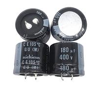 Control circuit Capacitors 2PCS/10PCS Snap-in PSU Capacitor, 180uf 400v 30x25mm 400V180uF