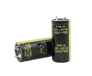 Control circuit Capacitors 2PCS Aluminum Electrolytic Capacitor, High Frequency Low ESR Aluminum Capacitor, 200V 680UF 250V 400V 450V (Size : 450v680uf 35x50)