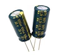 Control circuit Capacitors 35V 1000UF 1000UF 35V 1000uf35v 35v1000uf Power Supply Special high-Frequency Crystal 500pcs/pack Size:10 * 20