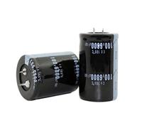 Control circuit Capacitors 50PCS-2PCS 6800UF 100V 100v6800uf Electrolytic Capacitor Radial 35x50mm (Size : 7PCS)
