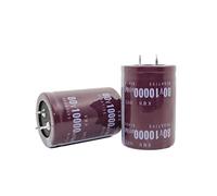 Control circuit Capacitors 5pcs Aluminum Electrolytic Capacitors, 50v 80v 63V 100V 10000uf Radial DIP Tolerance 20% (Size : 80V10000uf 35X50MM)