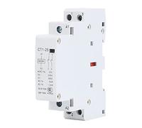 Control circuit Contactor 1pcs ct1-25 2p 25a 220V/230V 50/60Hz Din Rail Household AC Modular Contactors 2no 2nc or 1no 1nc Industrial Electrics (Color : 16a 2nc)