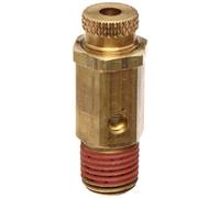 Control Devices-NC25-1UK002 NC Series Brass Non-Code Safety Valve, 25-200 psi Adjustable Pressure Range, 1/4" Male NPT