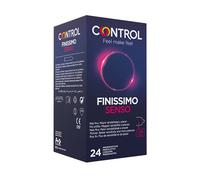 Control Finissimo Senso. Box Pack Savings 24 Condoms Thinner, Greater Sensitivity, Lubricated, Safe Sex. Enjoy Condoms with Perfect Fit for a Safe Relationship.
