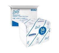Control Folded Wc Paper X250 PK36