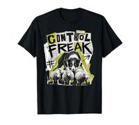 Control Freak Border Collie Herding Sheep Dog Value Graphic T-Shirt
