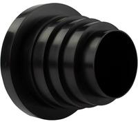 CONTROL GARDEN Universal Reducer for Ventilation Systems - Connector Coupling for Ducts Ventilation Diameter Ø 80 100 120 125 150 mm - Reducer Pipe Black