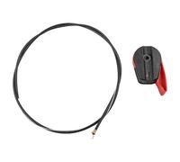 Control Handle Kit with Throttle Cable and Switch Lever for Lawn Mowers Compatible with Various Hand Push Models Plastic Material