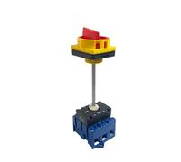 Control Isolator Switch 80/100A 3 Poles 2 Position ON-OFF Aluminium Bar Rotary Cabinet YMD11-100B 1Pcs(80A 3P)