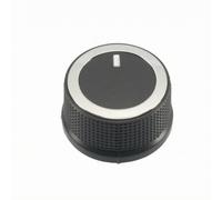 Control Knob ment Dial Temperature Control Button Selector Switch Dashboard Climate Knob Sturdy With Classic Blk Fe And Silver suitable for driver use cabin restoration