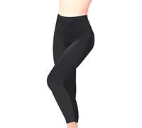 Control Leggings Seamless Shapewear Tummy Legs Body Slimming Black [XL]