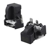 Control & Machine Tool Relay - Refrigerator PTC Starter Overload Protector Compatible with Swan Appliances, Black Plastic and Metal Build