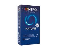 Control Nature Condoms. Box of 12 Condoms for Natural Pleasure, Lubricated, Safe Sex. Enjoy Condoms with Perfect fit for a Safe Relationship.