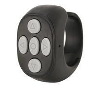 Control Page Turner, Fingertip Page Turner for Multi Function Remote Control for Take Photos, Watch Videos, Read Novels (Black)