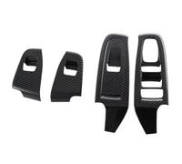 Control Panel Cover Trim For Subaru For Crosstrek 2023 2024 Car Accessories Window Lift Control Switch Cover Carbon Fiber Style Trim Interior Panel Trim Cover