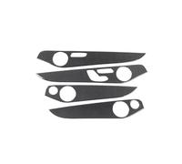Control Panel Molding Cover For Benz C-Class For GLC W205 C180 2014-2020 Soft Carbon Fiber Car Interior Doors Decoration Panel Cover Car Accessories Interior Trim(Style U)