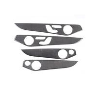 Control Panel Molding Cover For Benz C-Class For GLC W205 C180 2014-2020 Soft Carbon Fiber Car Interior Doors Decoration Panel Cover Car Accessories Interior Trim(Style I)