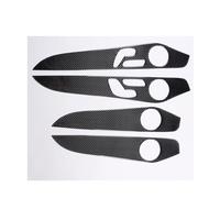 Control Panel Molding Cover For Benz C-Class For GLC W205 C180 2014-2020 Soft Carbon Fiber Car Interior Doors Decoration Panel Cover Car Accessories Interior Trim(Style H)