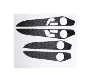 Control Panel Molding Cover For Benz C-Class For GLC W205 C180 2014-2020 Soft Carbon Fiber Car Interior Doors Decoration Panel Cover Car Accessories Interior Trim(Style H)
