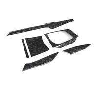 Control Panel Molding Cover For BMW I3 I4 G42 Center Console Instrument Air Outlet Panel Dry Carbon Fiber Interior Trim(25-26 6pc forging,I*3 i*4)