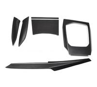 Control Panel Molding Cover For BMW I3 I4 G42 Center Console Instrument Air Outlet Panel Dry Carbon Fiber Interior Trim(23-24 6pc matte,G42)