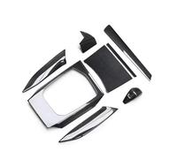 Control Panel Molding Cover For BMW I3 I4 G42 Center Console Instrument Air Outlet Panel Dry Carbon Fiber Interior Trim(20-22 8pc Glossy,I*3 i*4)