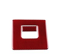 Control Panel Molding Cover for Mazda 3 2019-25 LHD Real Soft Carbon Fiber Car Driver's Storage Box Sticker Interior Trim(for LHD Red Carbon)