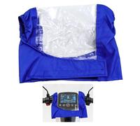Control Panel Waterproof Cover, Mobility Scooter Rain Cover,Waterproof Clear Tiller Cover, Universal Tiller Top Protection Console Cover for Elderly Mobility Electric Wheelchair Arm Joystick (Blue)