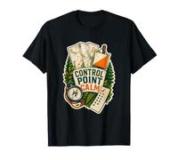 Control Point Calm Trail Route Compass T-Shirt