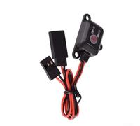 Control Power Switch For 1/10 And 1/8 Scale Rc Cars With Low Voltage Protection At 6.2v For Nimh Nicd And For Lipo Batteries 4-12v Input 10a Max Black Abs Material Lightweight Design Only 7 Grams