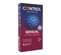 Control Stimulation - Sensual Xtra Dots Profilattico, 6 Profilattici