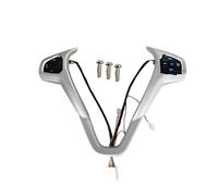 Control Switch For Fiesta MK7 Ecosport 2013 With Frame + Wire Car Cruise Control Buttons Blue/Red Backlight Steering Wheel Volume Button(BLUE - 1 SET)