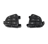 Control Switches Compatible With Mercedes-Benz For W205 2014 2015 2016 2017 2018 1 Pair Car Steering Wheel Control Switch Buttons OEM:A0999050200